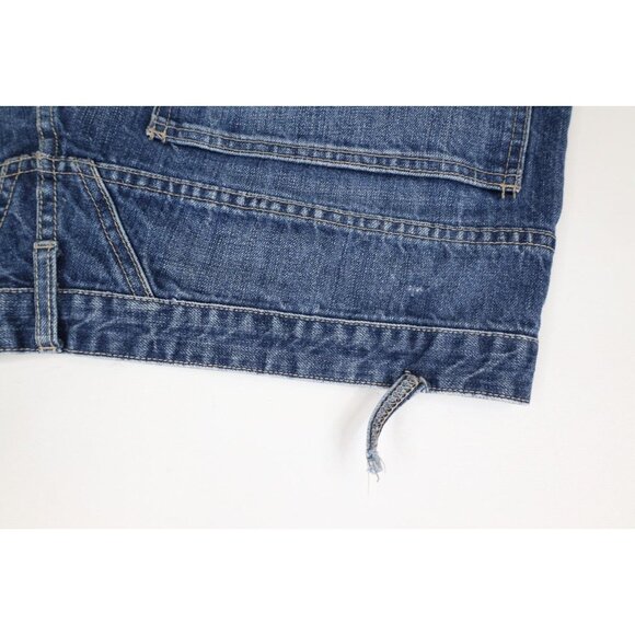 Vintage 90s Marithe Francois Girbaud Mens 40x32 Baggy Fit Wide Leg Denim Jeans - Picture 15 of 15